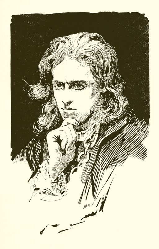Hamlet, contemplando de Harold Copping