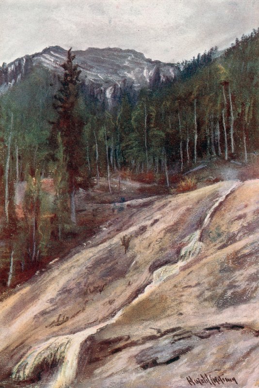 Primavera de enxofre quente, Banff de Harold Copping