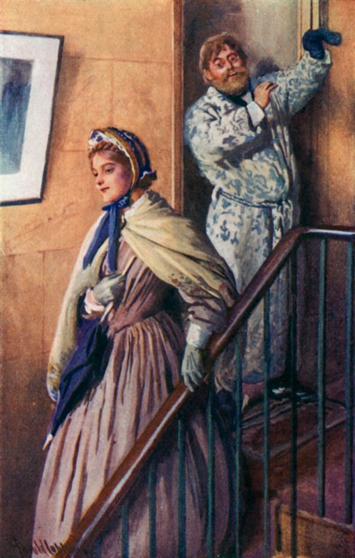 Ilustração para boas esposas por Louisa M Alcott de Harold Copping