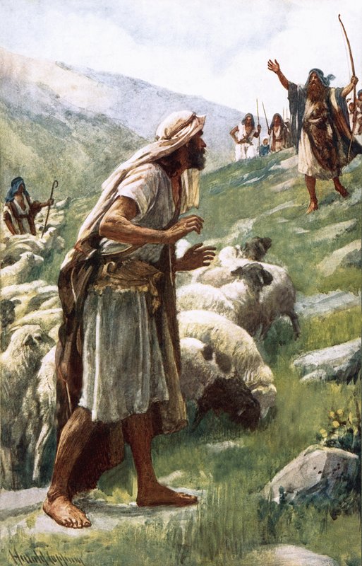 Jacó e Esaú de Harold Copping