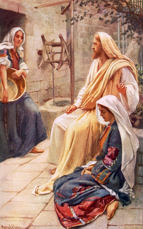 Marta e Maria de Harold Copping