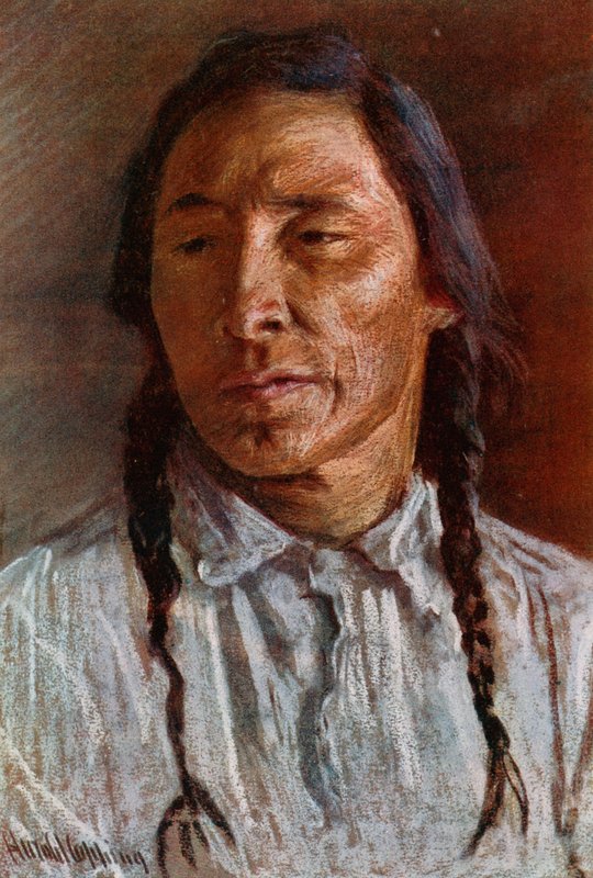 Paul, um índio Blackfoot de Harold Copping