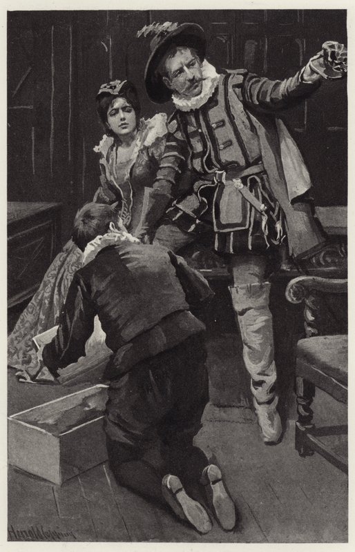 Petruchio começou a atacar novamente, dizendo que a tampa foi moldada em um porringer de Harold Copping