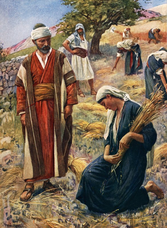 Ruth (cor litho) de Harold Copping