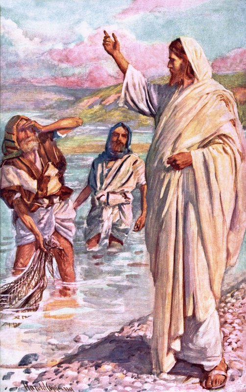 O chamado de André e Pedro de Harold Copping
