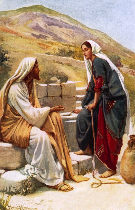 A mulher de Samaria de Harold Copping
