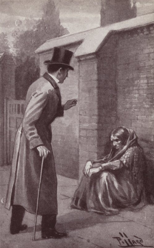 Ilustração para The Mystery Of Edwin Drood de Charles Dickens (litho) de Harold Hume Piffard
