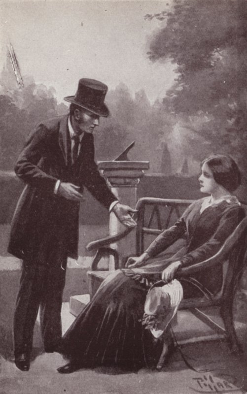 Ilustração para The Mystery Of Edwin Drood de Charles Dickens (litho) de Harold Hume Piffard