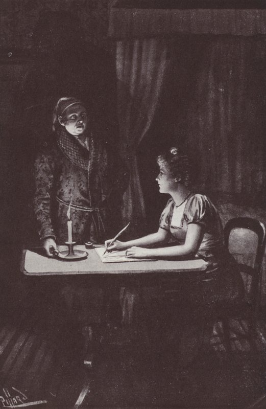 Ilustração para a Vanity Fair de William Makepeace Thackeray (litho) de Harold Hume Piffard