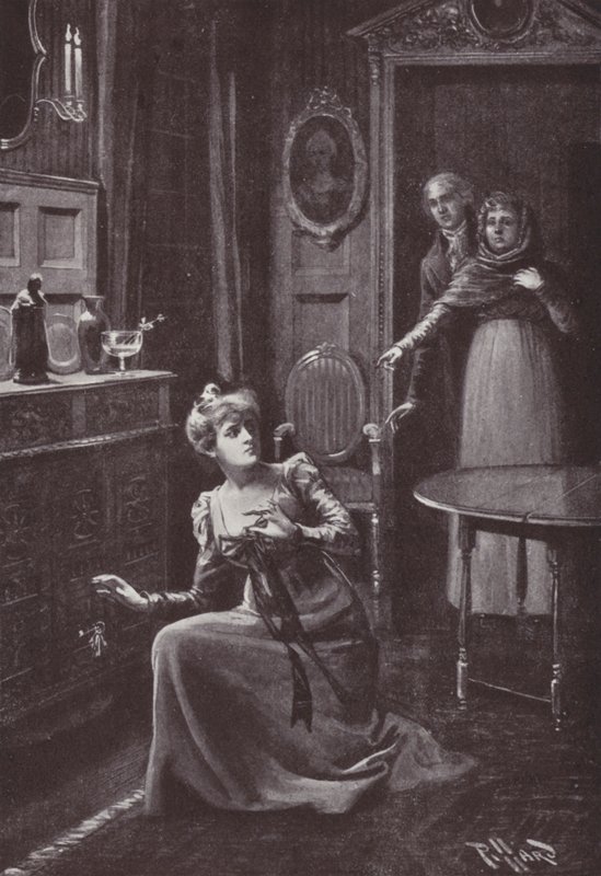 Ilustração para a Vanity Fair de William Makepeace Thackeray (litho) de Harold Hume Piffard