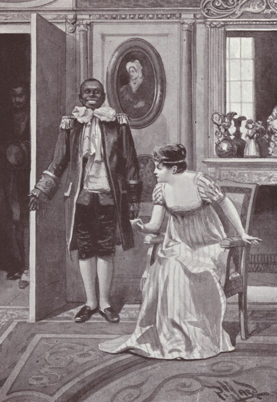 Ilustração para a Vanity Fair de William Makepeace Thackeray (litho) de Harold Hume Piffard