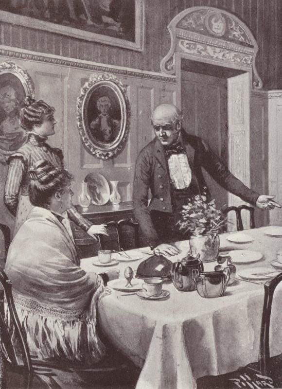 Ilustração para a Vanity Fair de William Makepeace Thackeray (litho) de Harold Hume Piffard