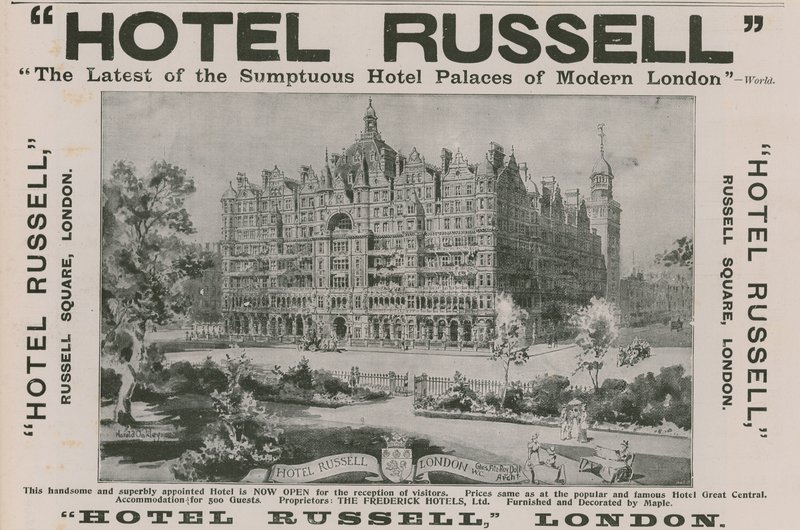 Hotel Russell, Russell Square, Londres de Harold Oakley