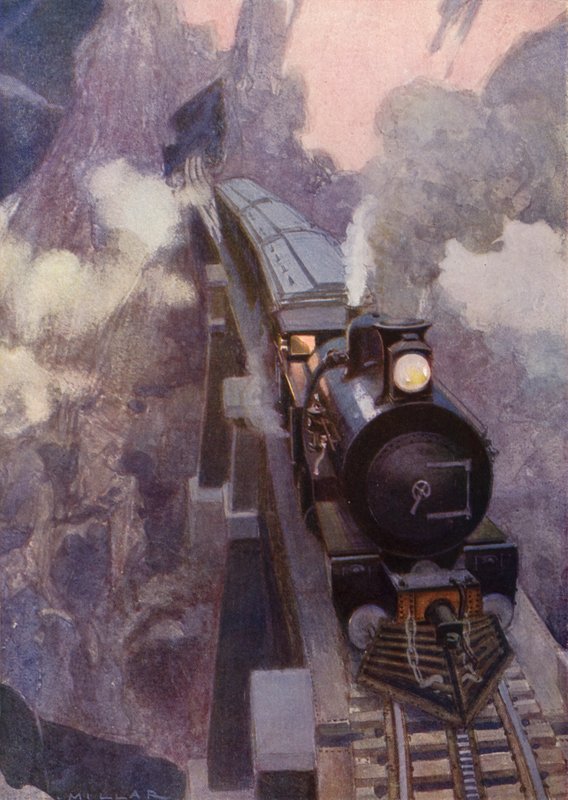 Uma estrada de ferro da montanha de Harold Robert Millar
