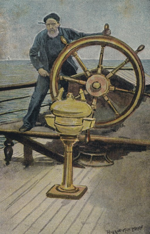 John Maynard, timoneiro no Lago Erie em poemas de Horatio Alger Jr e Theodor Fontane de Harrington Mann