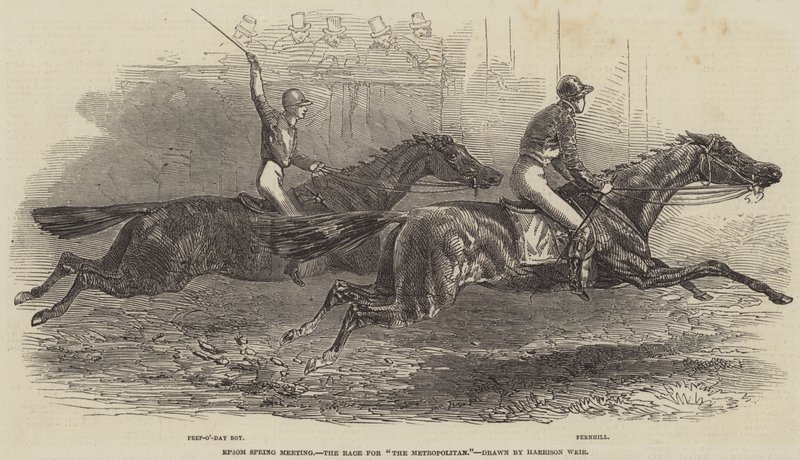 Epsom Spring Meeting, a corrida para o metropolitano de Harrison William Weir