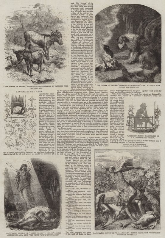 Livros de presente ilustrados de Harrison William Weir