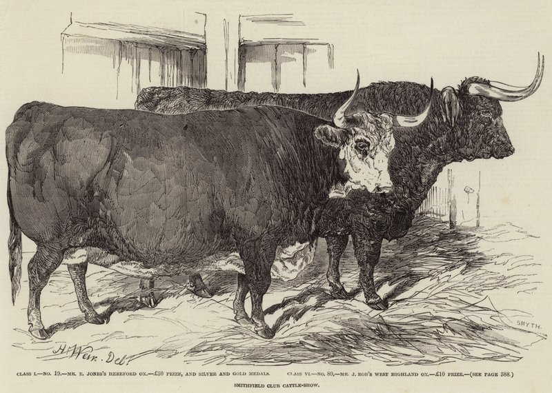 Smithfield Club Cattle-Show de Harrison William Weir