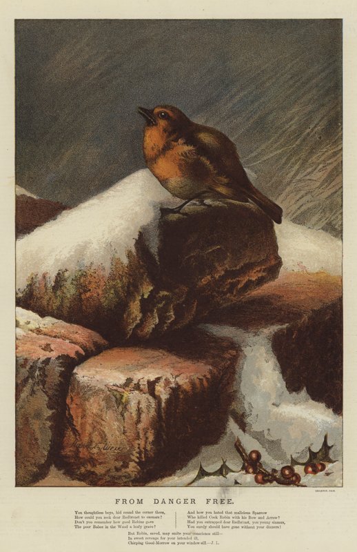 Do perigo livre (chromolitho) de Harrison William Weir