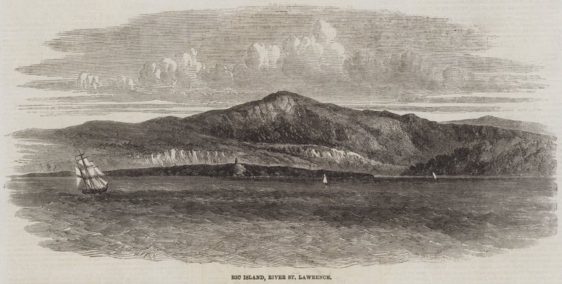 Ilha de Bic, rio St Lawrence de Harry Fenn