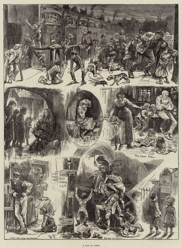 Um dia na cidade de Harry Furniss