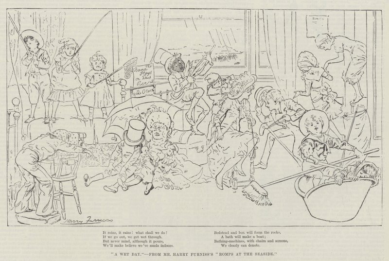 Um dia molhado de Harry Furniss