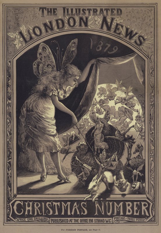 O número ilustrado do Natal da notícia de Londres de Harry Furniss
