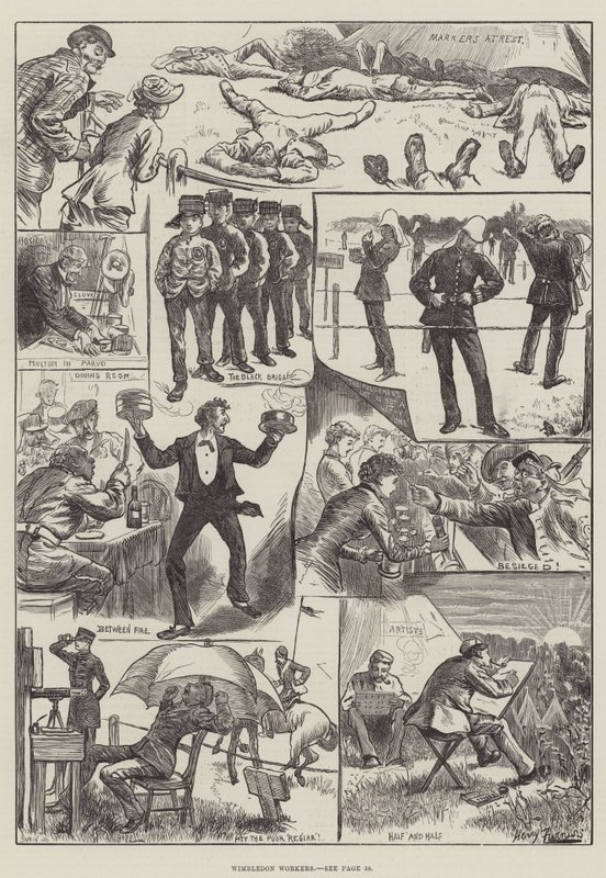 Trabalhadores de Wimbledon de Harry Furniss