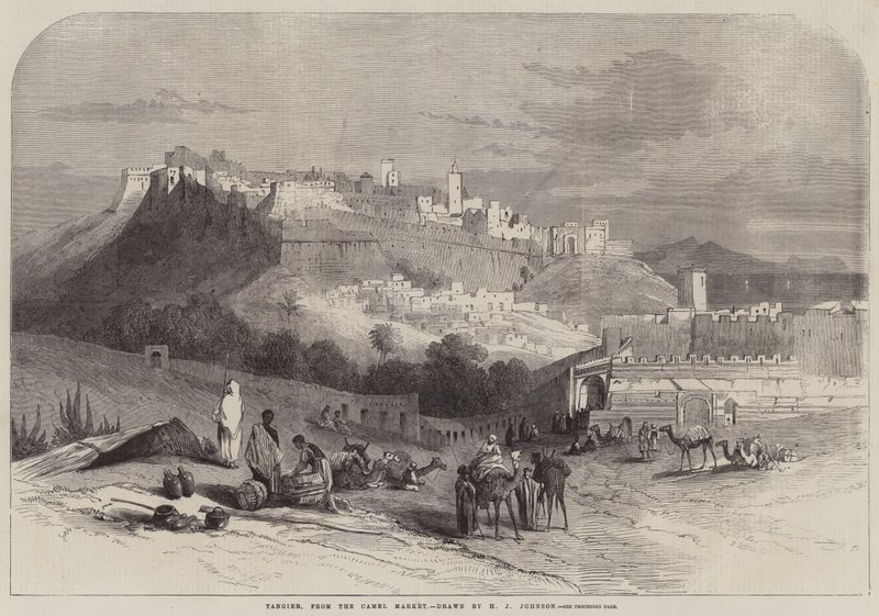 Tânger, do mercado de camelos de Harry John Johnson