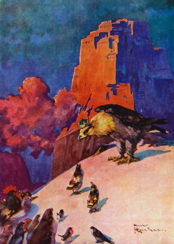 Os Ovos Roubados da Pequena Perdiz (lito colorido) de Harry Rountree