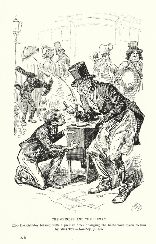 Ilustração para Dombey e Filho de Charles Dickens (litografia) de Harry (after) Furniss