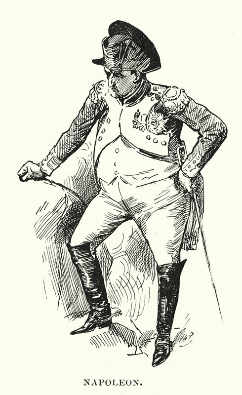 Napoleão (litografia) de Harry (after) Furniss
