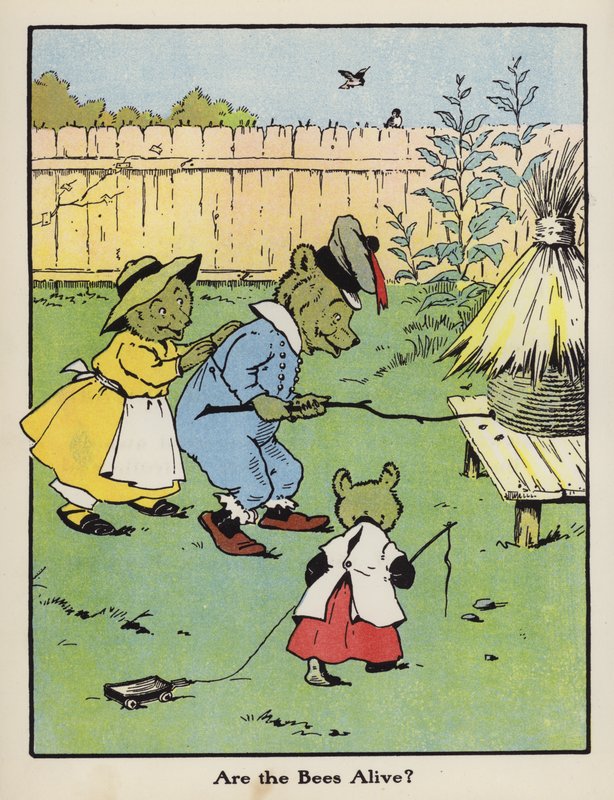 As Abelhas estão vivas? (cor litho) de Harry B Neilson
