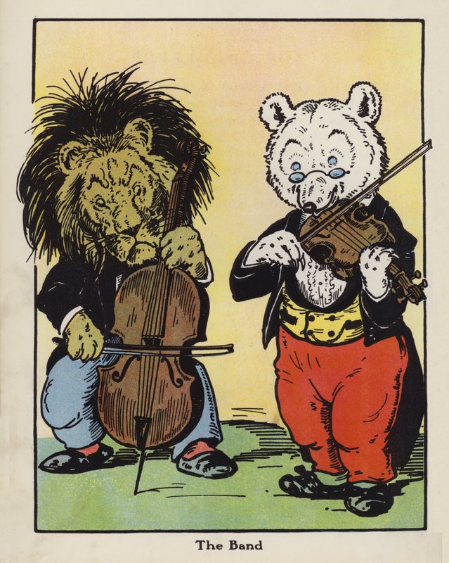 A Banda (cor litho) de Harry B Neilson