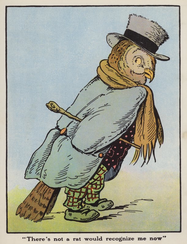 "Não há um rato que me reconheça agora" (cor litho) de Harry B Neilson