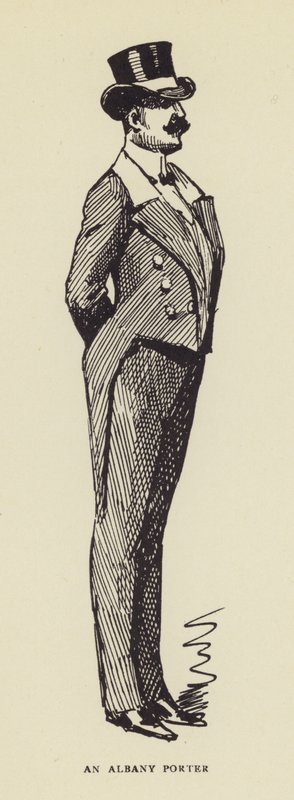 Um Porter de Albany de Harry Furniss