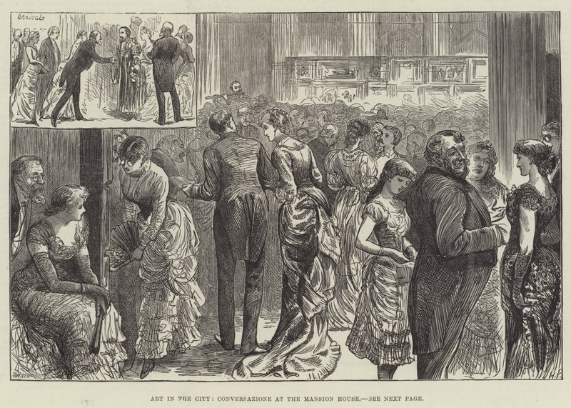 Arte na cidade, Conversazione na casa da mansão de Harry Furniss