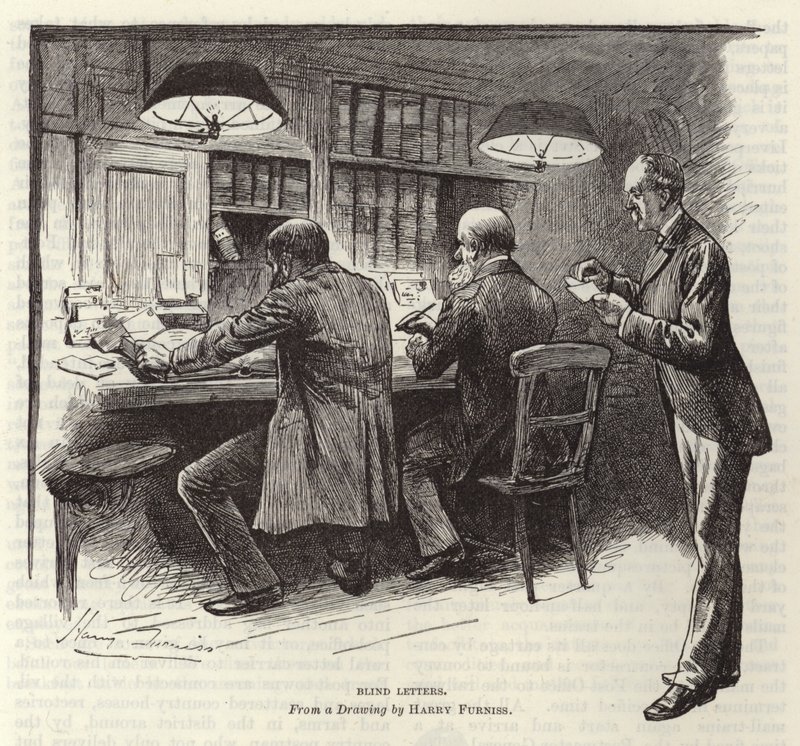 Letras cegas de Harry Furniss