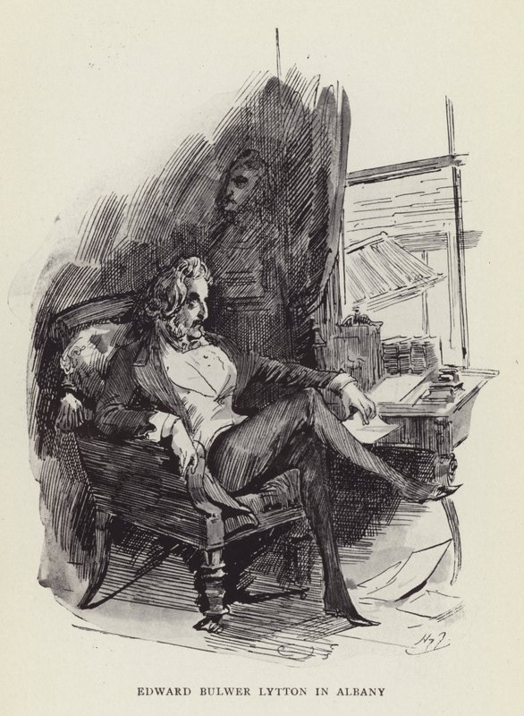 Edward Bulwer Lytton em Albany de Harry Furniss