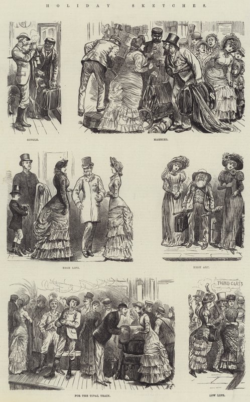 Esboços de férias de Harry Furniss