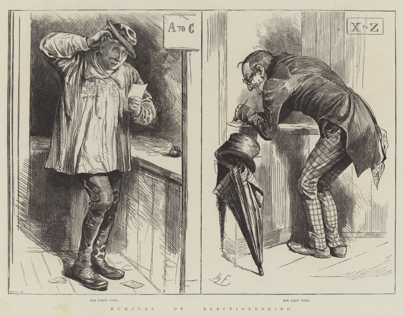 Humor da Eleição de Harry Furniss