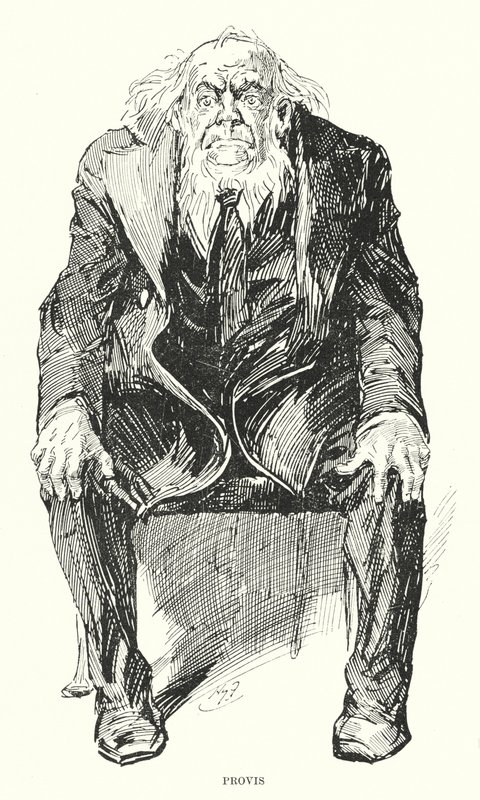 Ilustração para Grandes Expectativas de Charles Dickens (litho) de Harry Furniss