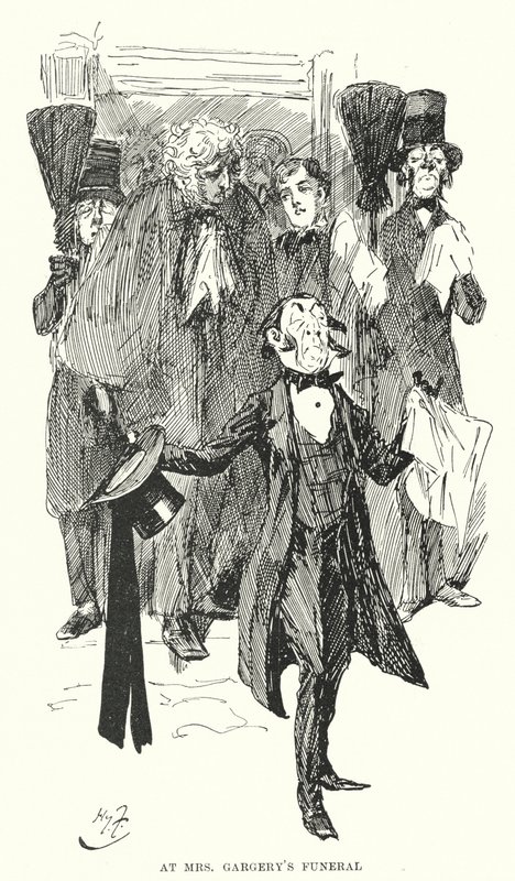 Ilustração para Grandes Expectativas de Charles Dickens (litho) de Harry Furniss