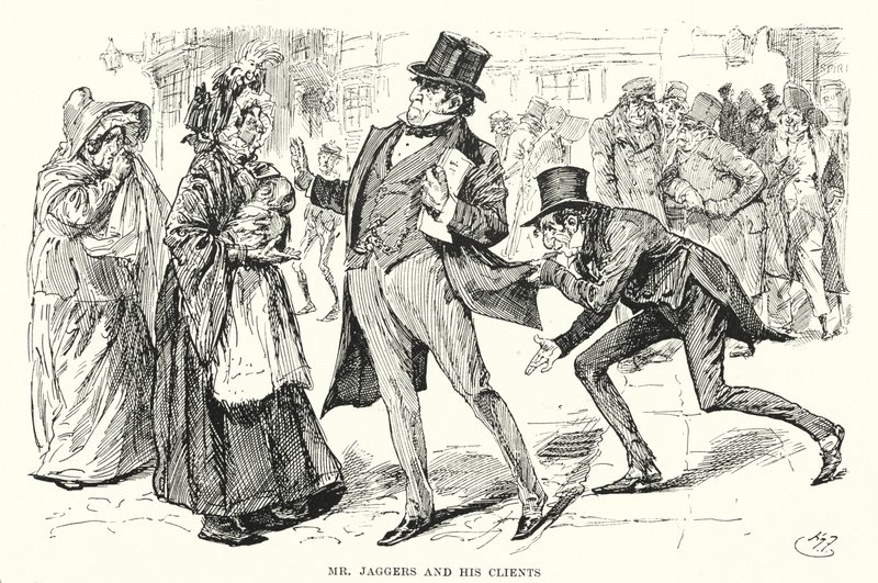 Ilustração para Grandes Expectativas de Charles Dickens (litho) de Harry Furniss