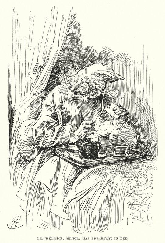 Ilustração para Grandes Expectativas de Charles Dickens (litho) de Harry Furniss