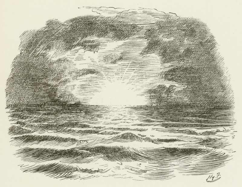 Ilustração para Sylvie e Bruno por Lewis Carroll de Harry Furniss