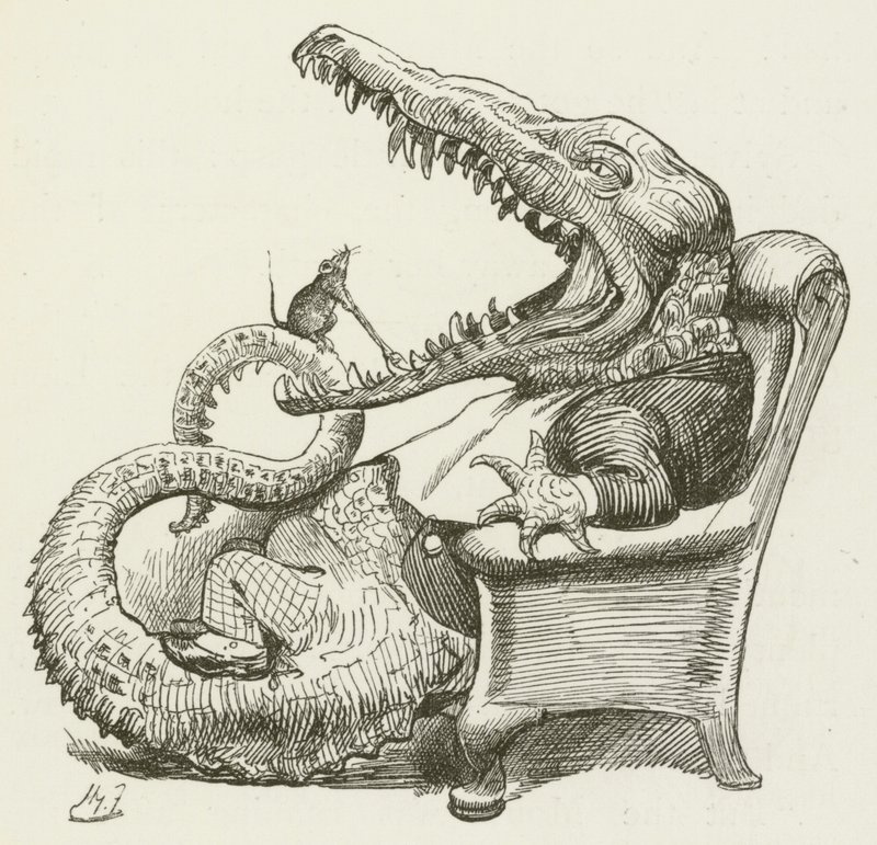 Ilustração para Sylvie e Bruno por Lewis Carroll de Harry Furniss