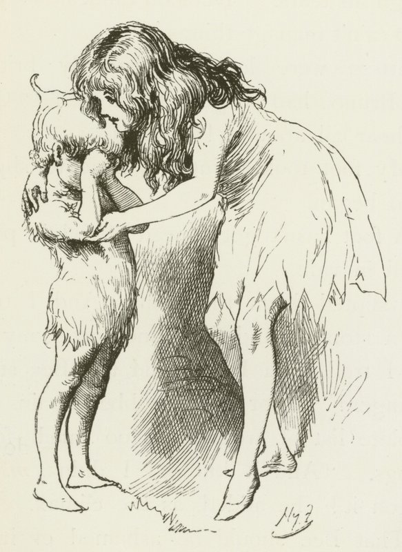 Ilustração para Sylvie e Bruno por Lewis Carroll de Harry Furniss