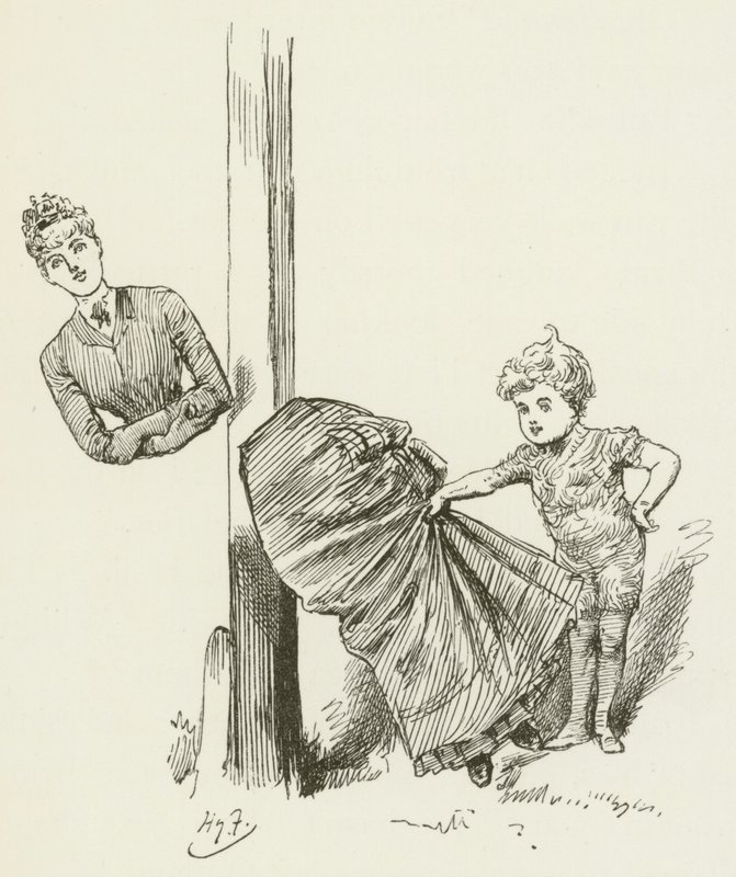 Ilustração para Sylvie e Bruno por Lewis Carroll de Harry Furniss