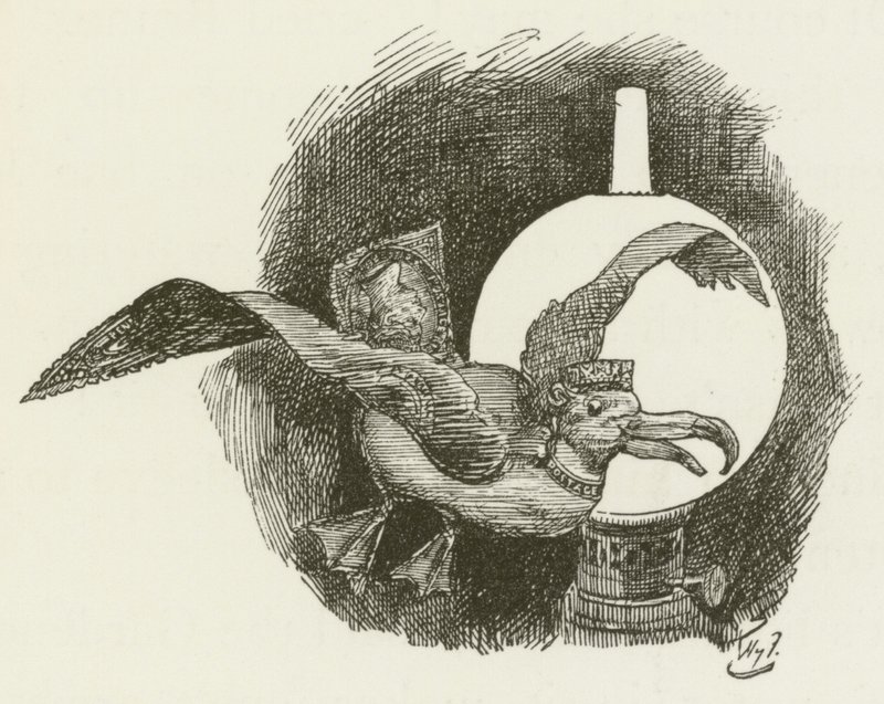 Ilustração para Sylvie e Bruno por Lewis Carroll de Harry Furniss